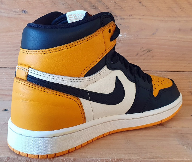 Nike Air Jordan 1 Retro High OG Trainers UK5.5/US8/EU38.5 555088-711 Yellow Toe