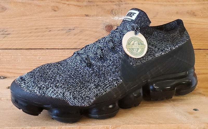 Nike Air Vapormax Low Flyknit Trainers UK8.5/US9.5/EU43 849558-041 Oreo