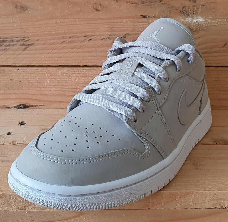 Nike Air Jordan 1 Low Suede Trainers UK5.5/US8/EU39 DC0774-002 Grey Fog/White