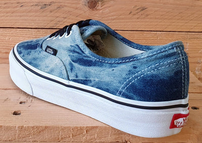 Vans Old Skool Canvas Low Trainers TB4R Navy/Blue/White/Gumsole UK5/US7.5/EU38