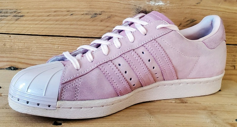 Adidas Superstar Metal Toe Low Suede Trainers UK6/US7.5/EU39 CP9946 Triple Pink