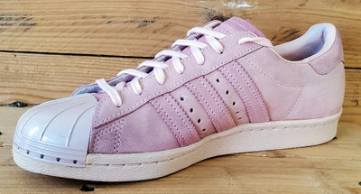 Adidas Superstar Metal Toe Low Suede Trainers UK6/US7.5/EU39 CP9946 Triple Pink