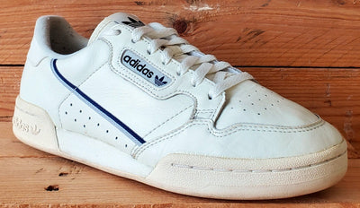 Adidas Continental 80 Low Leather Trainers UK7/US7.5/EU40.5 F99721 Off White