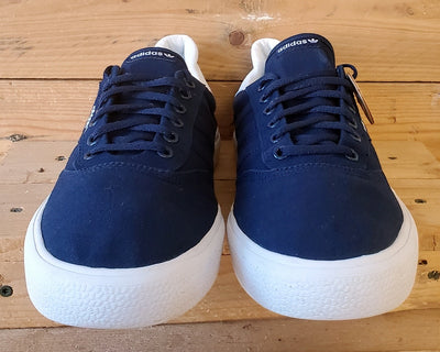 Adidas 3MC Vulc Low Canvas Trainers UK12/US12.5/EU47 B22707 Navy/White