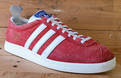 Adidas Originals Gazelle Suede Low Trainers UK9/US9.5/EU43 FU9657 Red/White