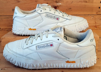 Reebok Club C Vibram Low Leather Trainers UK9/US10/EU43 GY8791 Cloud White