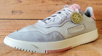 Adidas SC Premiere Low Leather Trainers UK10/US10.5/EU44.5 EE6020 Grey/Pink