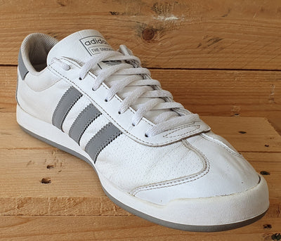 Adidas The Sneeker Low Leather Trainers UK9/US9.5/EU43 EG7470 White/Grey