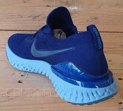 Nike Epic React 2 Low Flyknit Trainers UK7/US8/EU41 BQ8928-400 Blue Void