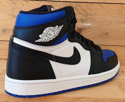 Nike Air Jordan 1 Retro High Leather Trainers UK8/US9/E42.5 555088-041 Royal Toe