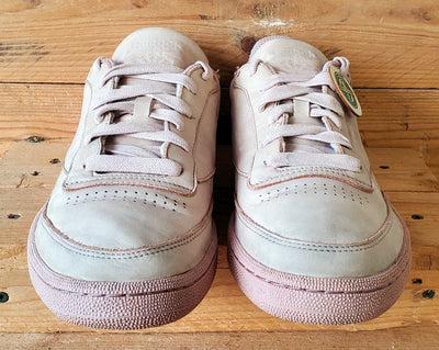 Reebok Club C 85 Low Leather Trainers UK10/US11/EU44.5 BS7854 Shell Pink