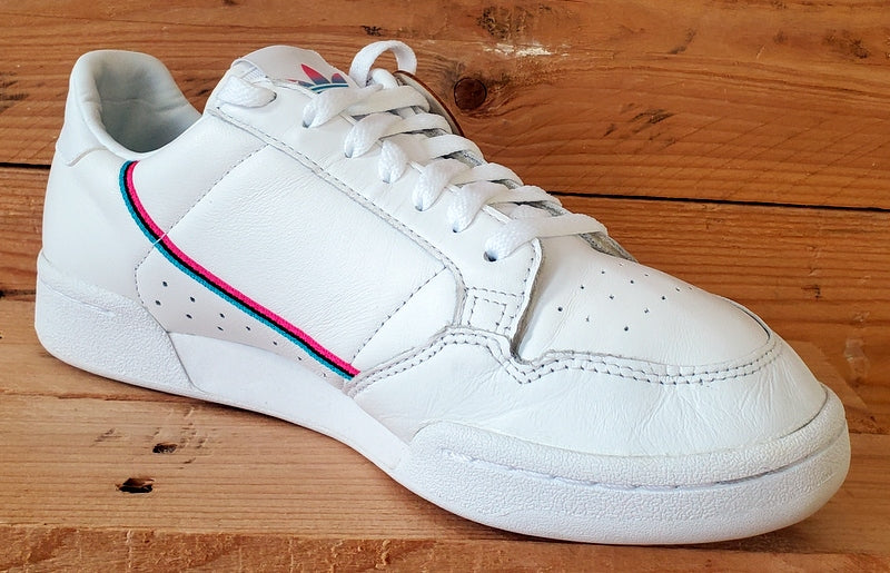 Adidas Continental 80 Low Leather Trainers UK8.5/US9/EU42.5 FX3516 White
