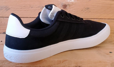 Adidas Vulc Raid3r Low Canvas Trainers UK10/US10.5/EU44.5 GY5496 Black/White