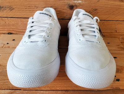 Adidas Originals 3MC Low Canvas Trainers UK9.5/US10/EU44 B22705 Triple White