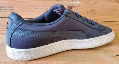 Puma Basket Low Textile/Leather Trainers UK9/US10/EU43 358521-03 Grey/White
