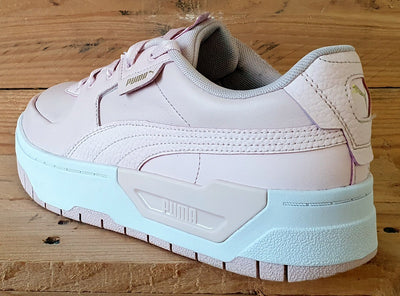 Puma Cali Dream Low Leather Trainers UK6/US8.5/EU39 383157-03 Light Pink