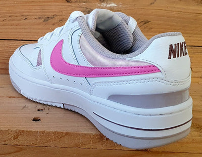 Nike Gamma Force Low Leather Trainers UK5/US7.5/EU38.5 FZ3613-100 White/Pink