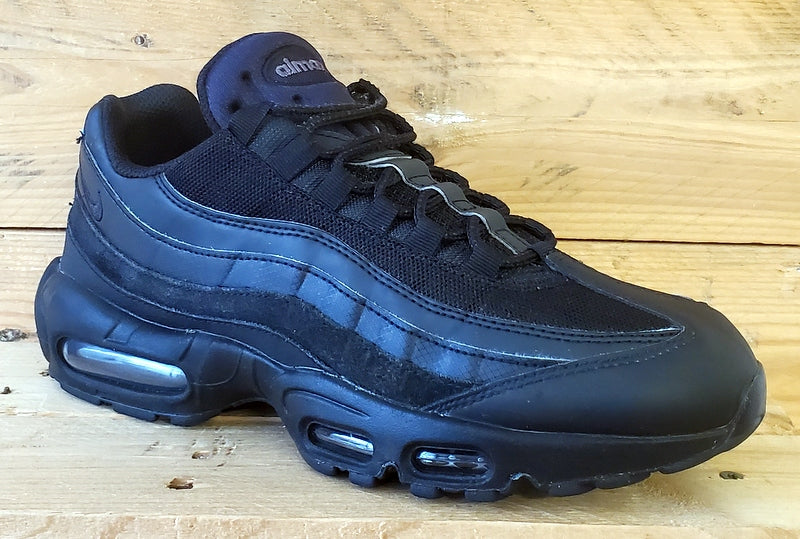 Nike Air Max 95 Low Leather/Textile Trainers UK8.5/US9.5/EU43 CI3705-001 Black