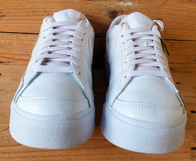 Nike Blazer Platform Leather Trainers UK4/US6.5/EU37.5 DJ0292-100 Triple White