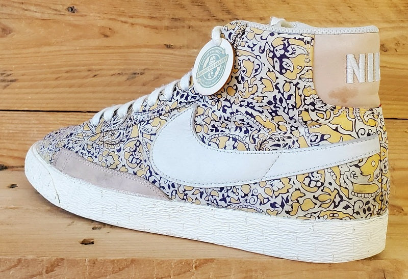 Nike Blazer Liberty Mid Textile Trainers UK9/US11.5/EU44 529037-700 Yellow/White