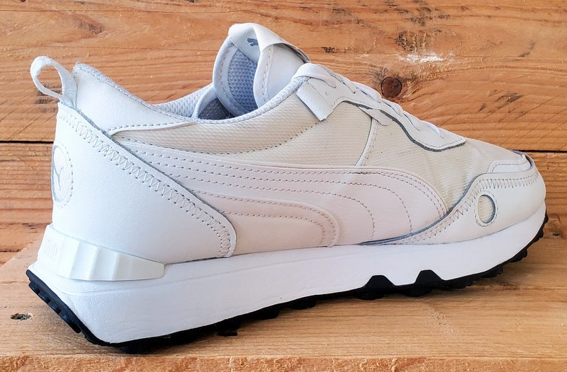 Puma Rider FV Low Textile/Leather Trainers UK6/US7/EU39 387172-02 White