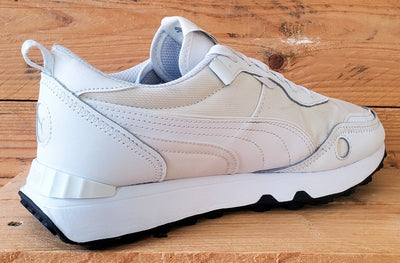 Puma Rider FV Low Textile/Leather Trainers UK6/US7/EU39 387172-02 White