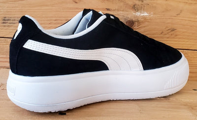 Puma Suede Mayu Low Trainers UK4.5/US7/EU37.5 380686-02 Black/White