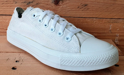 Converse Chuck Taylor All Star Low Trainers 1T747 Triple White UK5/US7/EU37.5