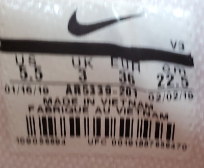 Nike Air Force 1 Sage Low Suede Trainers UK3/US5.5/EU36 AR5339-201 Pink/White