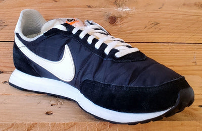 Nike Waffle Trainer 2 Low Textile Trainers UK8/US9/EU42.5 DH1349-001 Black/White