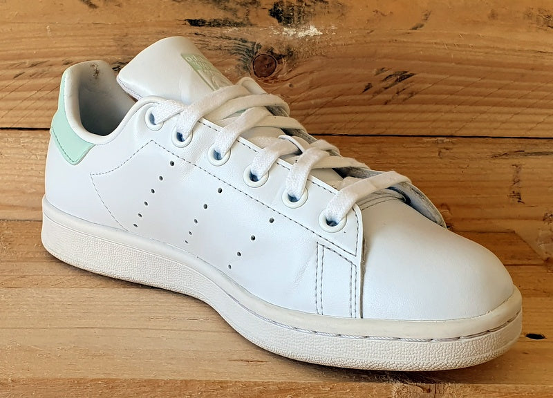 Adidas Stan Smith Low Leather Trainers UK3.5/US5/EU36 G58186 White Dash Green