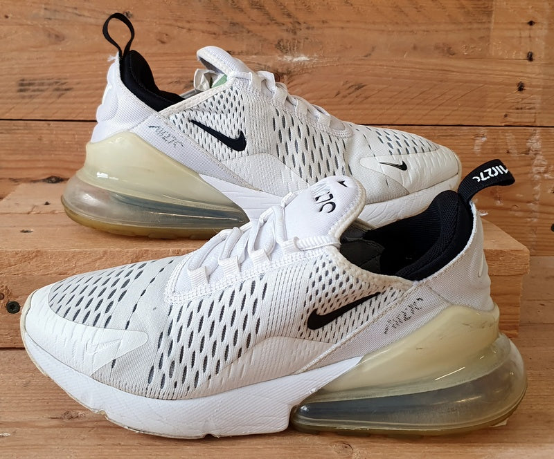 Nike Air Max 270 Low Textile Trainers 943345-100 White/Black UK5.5/US6Y/EU38.5