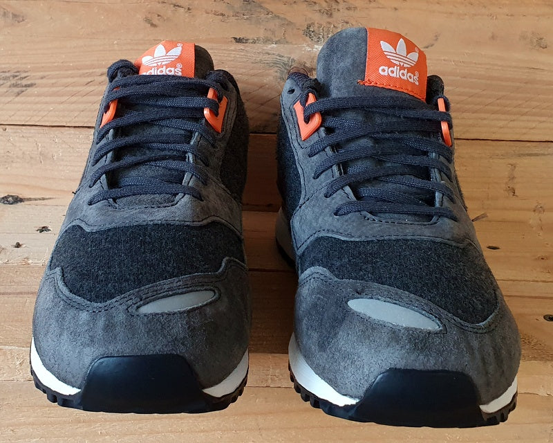 Adidas Run Support Low Suede Trainers UK5/US6.5/EU38 B34790 Grey/Orange/White