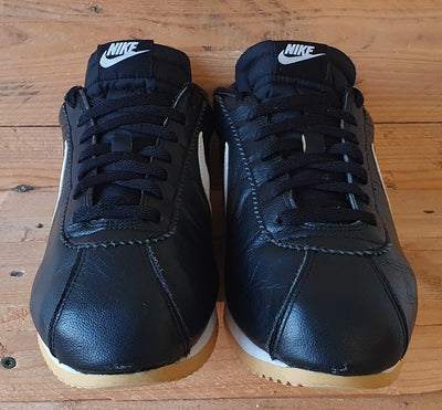 Nike Cortez Premium Low Leather Trainers UK10.5/US11.5/EU45.5 807480-010 Black