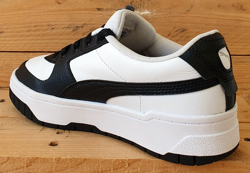 Puma black & white cali nubuck trainers best sale