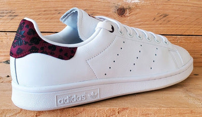 Adidas Stan Smith Low Leather Trainers UK6/US7.5/EU39 EE4896 White/Leopard