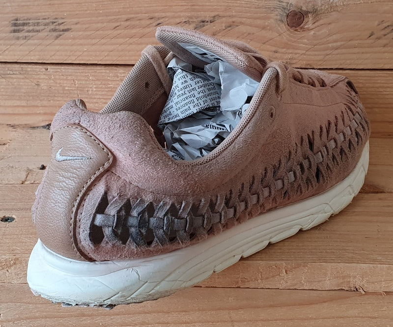 Nike Mayfly Woven Low Suede Trainers UK8 US10.5 EU42.5 833802 200 Artic Pink VintageTrainers