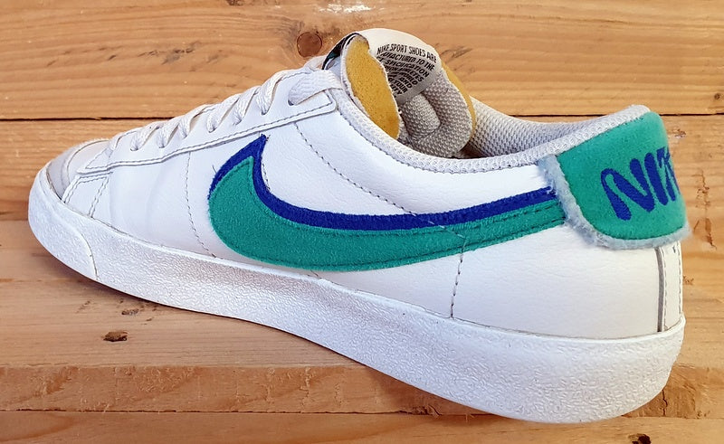 Nike Blazer Low 77 Double Swoosh Trainers UK8/US9/EU42.5 DO9777-001 Cream/Green