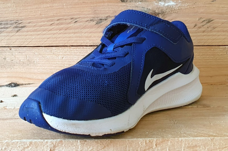 Nike Downshifter 10 Textile Trainers UK2/US2.5Y/EU34 CJ2067-401 Deep Royal/Blue