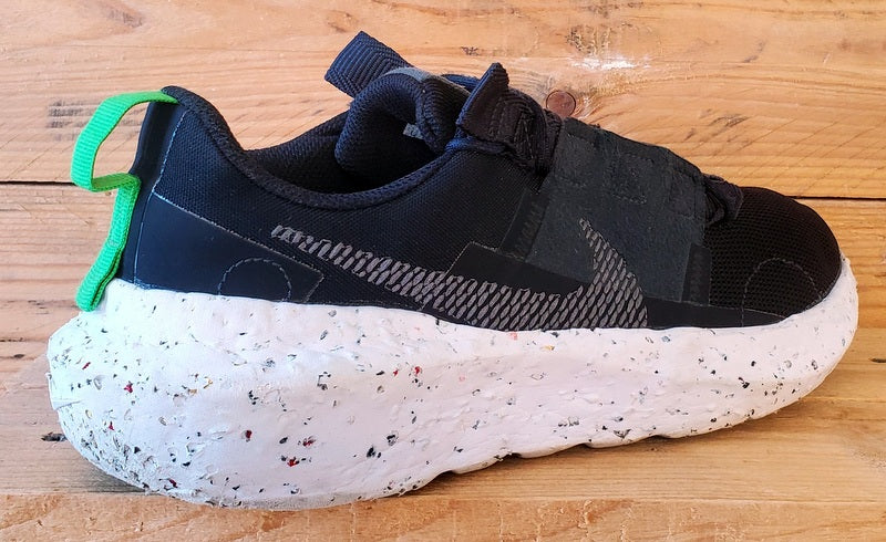 Nike Crater Impact Low Textile Trainers UK7.5/US8.5/EU42 DB2477-001 Black/White