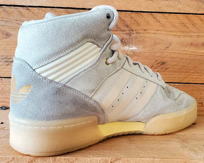 Adidas Rivalry Mid Suede Trainers UK7/US7.5/EU40.5 FZ6324 Cream/Grey/Gum
