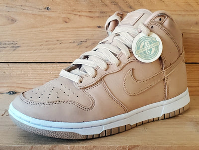 Nike Dunk Premium Mid Suede Trainers UK4/US6.5/EU37.5 DX2044-201 Vachetta Tan