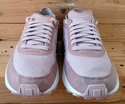 Nike Waffle One Low Textile/Suede Trainers UK6/US8.5/EU40 DM7604-600 Pink Oxford