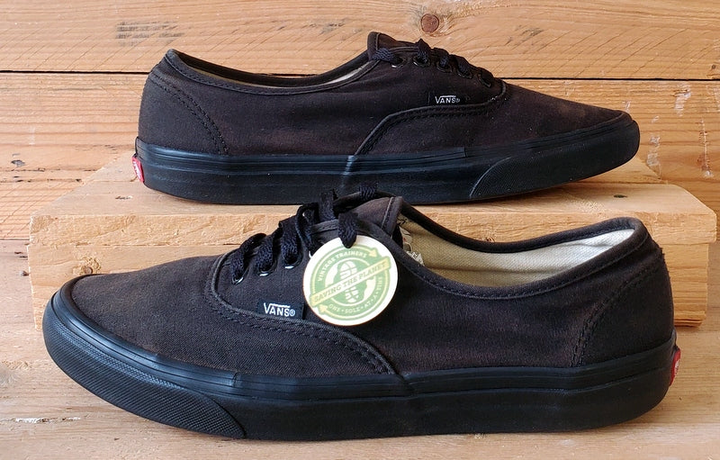 Vans Off The Wall Low Canvas Trainers UK9/US10/EU43 751505 Triple Black