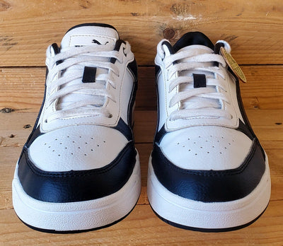 Puma Dribble Low Leather Trainers UK7.5/US8.5/EU41 400326-05 White/Black