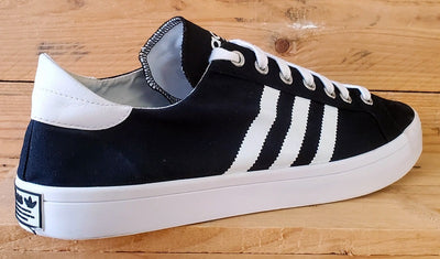 Adidas Court Vantage Low Canvas Trainers UK13/US13.5/EU48.5 S79302 Black/White