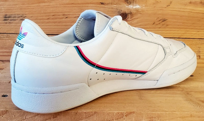 Adidas Continental 80 Low Leather Trainers UK10/US10.5/EU44.5 FX3516 White