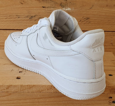 Nike Air Force 1 Low Leather Trainers UK7/US9.5/EU41 DD8959-100 Triple White