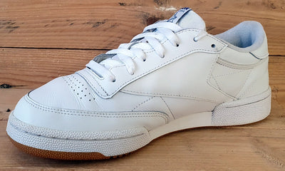 Reebok Classic Club C Low Leather Trainers UK8/US9/EU42 AR0459 White/Blue