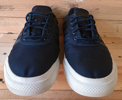 Adidas Originals Nizza Low Textile Trainers UK10/US10.5/EU44.5 Q16022 Navy/White